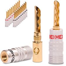 NEXMEX Hohl Bananenstecker 4mm