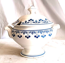 Antike Porzellan Suppenterrine, ca. 1900