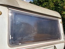 GROSSES TABBERT WOHNWAGEN FENSTER 179x73cm AUSSTELLFENSTER BUG HECK 70er/80er J