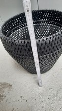 Blumentopf Blumenkübel Rattan inkl Einsatz 31cm hoch rund !wie neu!
