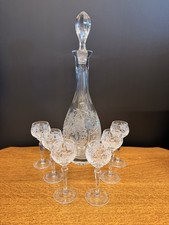 Nachtmann Likörkaraffe + 6