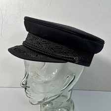 Marine Mütze Kapitän Käptnmütze Schirmmütze Prinz Heinrich Fiebig Dunkelblau VTG