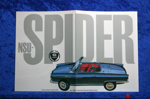 Nsu spider prospekt - prospekt, (a1037)