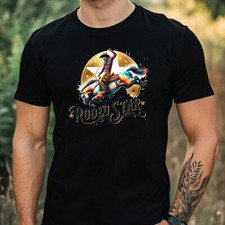 Mens Wild West Cowboy Print
