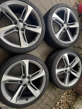 Original Audi A/S7 Alu Komplett Winter Räder Satz Dunlop 265/35 R20  99V  M+S