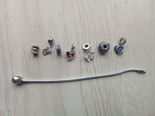 Pandora armband mit charms - mit, +