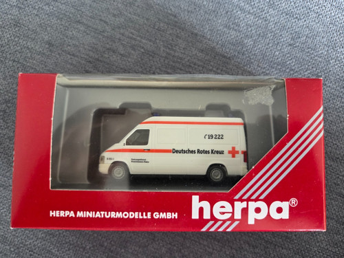 Herpa drk rtw neuwertig h0 - drk,