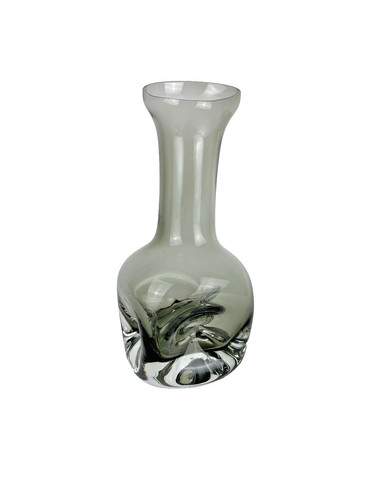 Friedrich glas vase rauchgrau - friedrich,