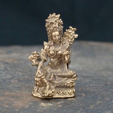 Mini Tara Figur aus Messing -