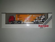 HERPA 1:87 H0  821013 Scania Sattelzug "Herpa Motor Sport inkl. Zubehör in OVP