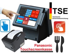 TSE KASSE GASTRONOMIE TOUCHSCREEN BONDRUCKER EPSON TISCHVERWALTUNG PANAS P2-80