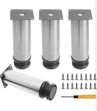 4x verstellbare Möbelbeine