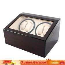 4+6 Uhren Uhrenbeweger Uhrenbox Holz Watch Winder Automatisch Uhrendreher Kasten