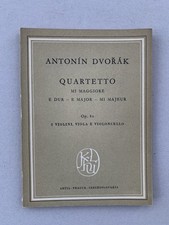 Noten. Dvorak. Quartetto. Opus 80. E Dur.  Taschenpartitur.