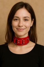 Designer Halsbänder anatomisch geformt mehrfarbig 3-D-Ringe Farben + Variationen