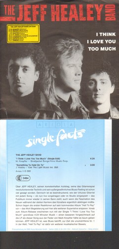 Jeff healey band single 45 - healey, band-7"-single-45-
