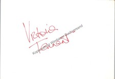 Original Autogramm Victoria Tennant /// Autogramm Autograph signiert signed sign