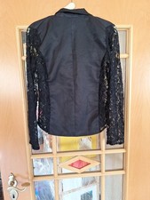 Spitzen Jacke Gr 36/38 Schwarz