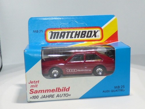 Matchbox mb25 audi - matchbox, quattro