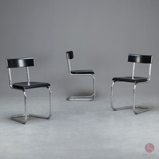 Thonet B263 Freischwinger Bauhaus Original ca 1925 Vintage chair mit Plakette