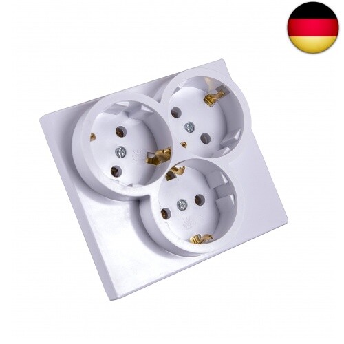 Fach unterputz - 3-fach,