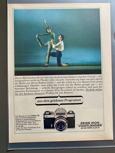 1967 zeiss ikon - ikon, icarex