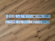 DOPPEL-SET NEU: POWERFIX Profi Fliegengitter Lamellenvorhang | Weiß & Anthrazit