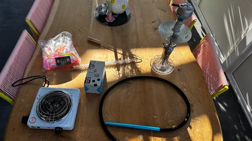 Hookah edelstahl shisha - wd,
