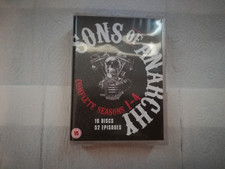 Sons of Anarchy - Complete Seasons 1 - 4 (16 DVD Disc 52 Episodes) kein dt Ton.