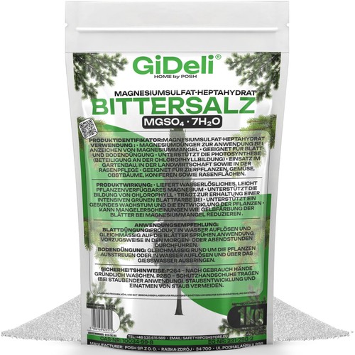 Bittersalz 1kg magnesiumsulfat - bittersalz,