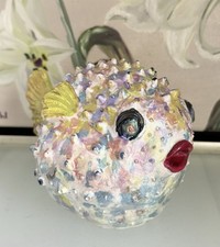 Kugelfisch Kunsthandwerk bunt