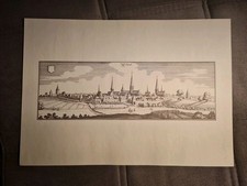Kupferstich Stadt Essen - Matthaeus Merian 1647