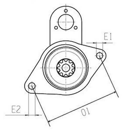 Anlasser starter kw - starter, 2