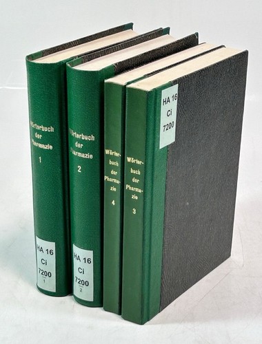 Wörterbuch der pharmazie - wörterbuch,