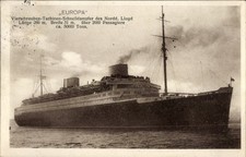 Ak Dampfer Europa