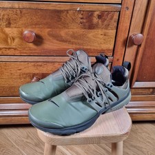 Nike Air Presto Utility Turnschuhe Herren UK 9 Cargo khaki grün schwarz niedrig 2016