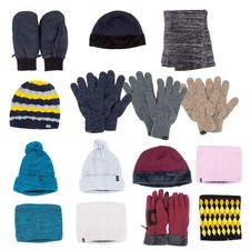 Jack Wolfskin Damen Loop Schal Mütze Schlauchschal Fleece Bommel-Mütze Knit