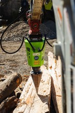 Kegelspalter Erdbohrer Bagger