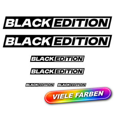 6x Black Edition Aufkleber Set