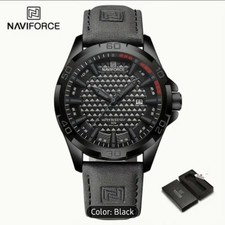 NAVIFORCE Herren Armbanduhr Militär Sportuhr Chronograph Wasserdicht NAVIFORCE