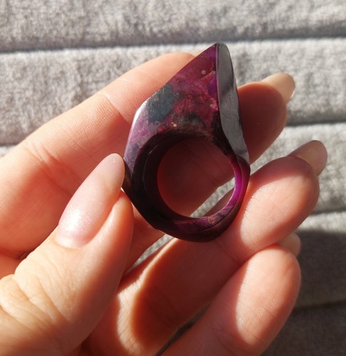 Statement ring aus naturstein - statement,