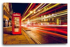 Lein-Wand-Bild Englische