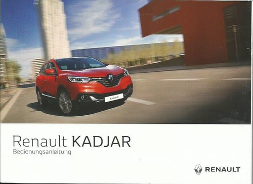 Renault kadjar owners manual - renault,