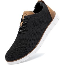 Herren Sneaker Oxford Schuhe atmungsaktiv leicht bequem Alltags- und Business...
