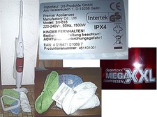 neuwertiger  CLEANMAXX SV-618  Dampfbesen mega XXL mit 4 Bezügen ( 3x neu )