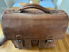 Freiherr von Maltzahn Leder Aktentasche Lehrertasche groß