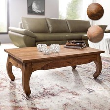 FineBuy Massiv-Holz Couchtisch