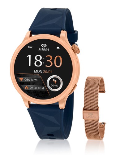 Smartwatch marea b58014 - smartwatch, azul
