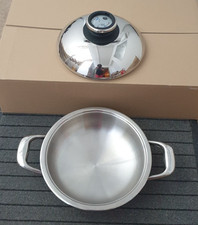AMC Premium Cooking System Griffpfanne, Wok mit Visiothermdeckel, Topf, 2,8 ltr.