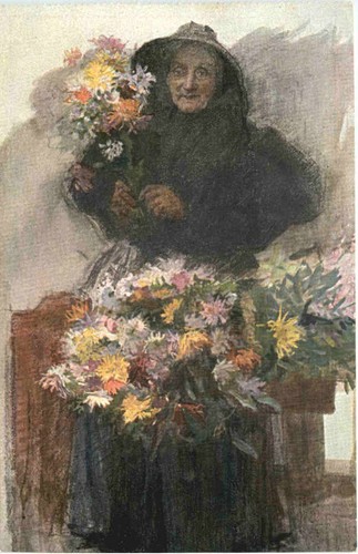 Künstler rosenstand - ak, e.